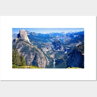 Yosemite Park Glacier Point Posters and Art